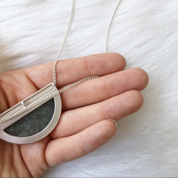 🌗Half Moon Sodalite necklace🌓 - Picture 5 of 7